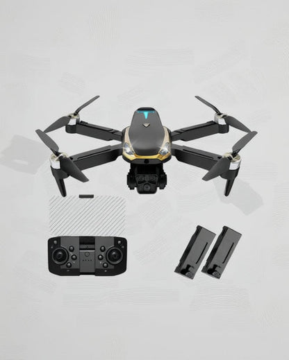 Aerial Drone M8 Pro 2025 GPS Positioning 4K UHD EIS Camera 5G Wifi FPV Brushless Motors Optical Flow Hover Intelligent Obstacle Avoidance Auto Return 360° Stunt Roll Two Batteries