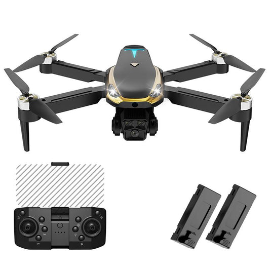 Aerial Drone M8 Pro 2025 GPS Positioning 4K UHD EIS Camera 5G Wifi FPV Brushless Motors Optical Flow Hover Intelligent Obstacle Avoidance Auto Return 360° Stunt Roll Two Batteries